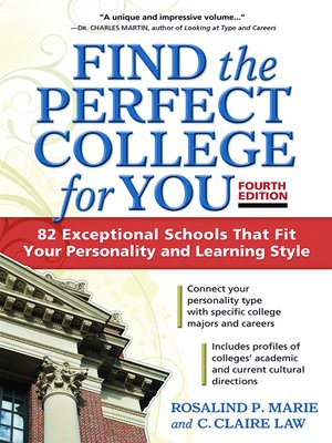 cover image of Find the Perfect College for You